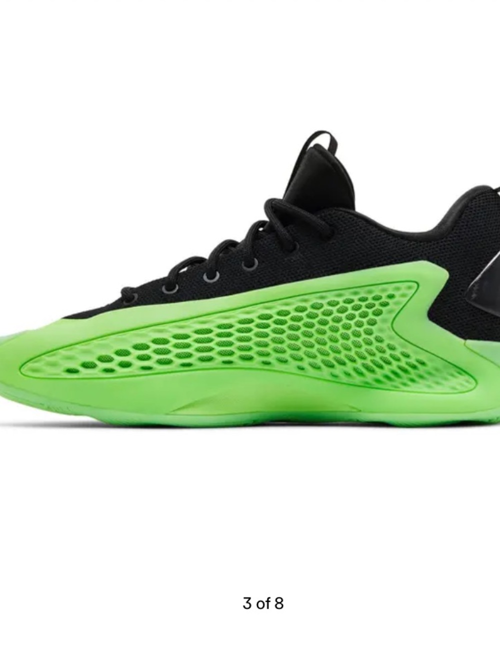 adidas black and neon green low-top sneaker